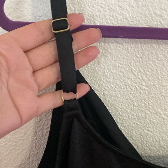 Ava and Viv -silky black Cowl neck tank -size XXL - Picture 5 of 6